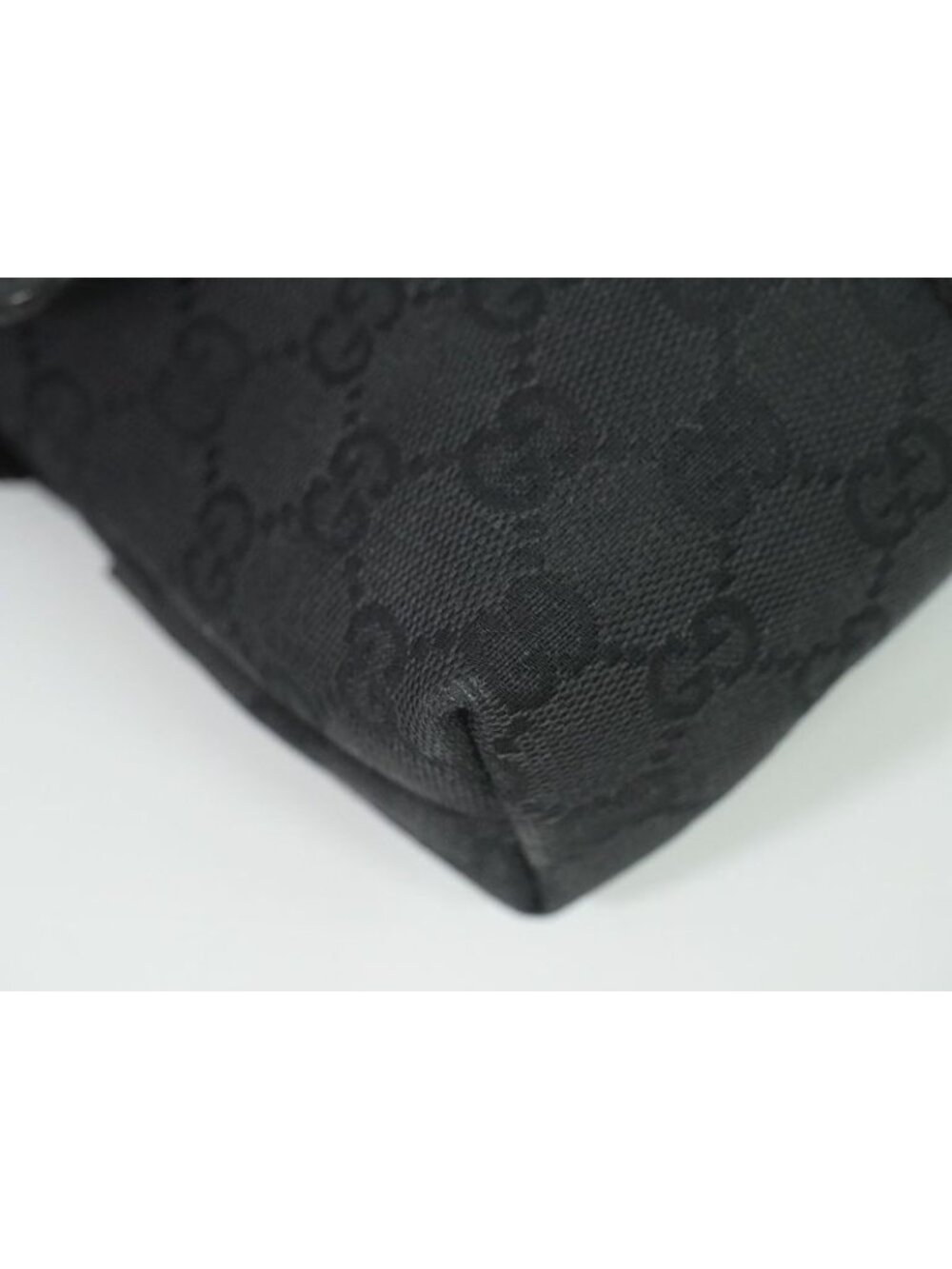 Gucci GG Canvas Waist Pouch Belt Bag Body Black - Picture 4 of 9